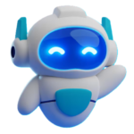 cute 3d robot waving hand cartoon vector icon illustration people technology isolated flat vector 138676 10649